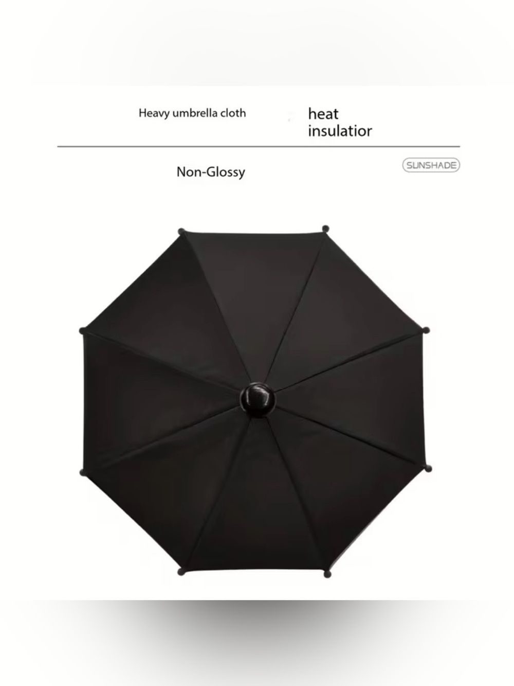 Black Phone Umbrella - Protective Accessory for Cell Phones NEW - Picture 5 of 10
